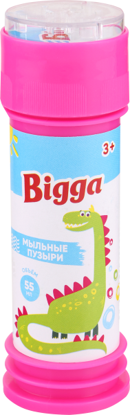 Игрушка BIGGA Мыльные пузыри с лабиринтом на крышке, 55мл