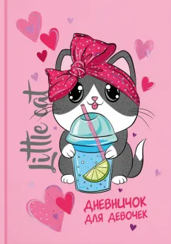 Дневничок для девочек КОШКА-ТУРИСТ, 48 листов