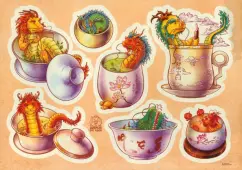 Стикерпак Чайные дракончики