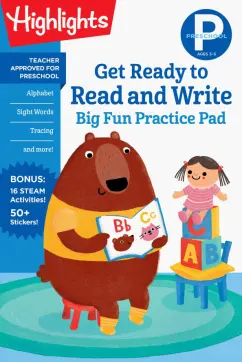 Preschool Get Ready to Read and Write. Big Fun Practice Pad. Ages 3-5
