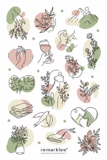 Набор стикеров Красивый