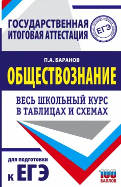 Петр Баранов: ЕГЭ. Обществознание. Весь школьный курс в таблицах и схемах для подготовки к ЕГЭ