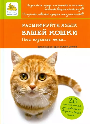 Валери Драмар: Расшифруйте язык вашей кошки. Позы, мяуканье, метки...