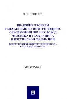 Яна Чепенко: Правовые пробелы в механизме конституционного обеспечения прав и свобод человека и гражданина в РФ
