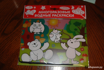 Водная раскраска "Лесные зверюшки" (AP-SS01C)