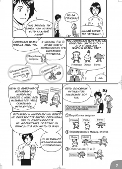 Сонода Масару: Занимательная наука о питании. Манга