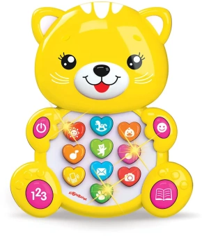 Музыкальная игрушка Азбукварик Котенок (Зверята с огоньками)