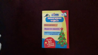 Блокнот с заданиями. IQничка. Новогодние чудеса. Более 50 игровых заданий. Учимся рисовать