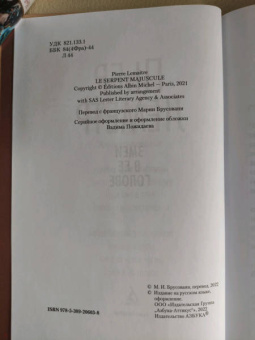Пьер Леметр: Змеи в ее голове