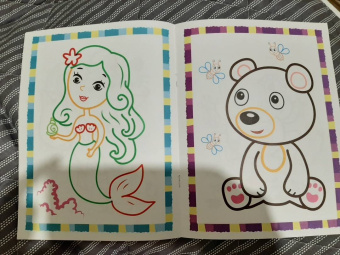 Первые сказки. Книжка-раскраска