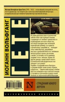 Иоганн Гете: Страдания юного Вертера