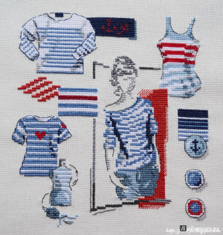 Вероник Ажинер: Вышивка крестиком для настоящих модниц