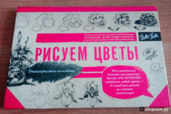 Рисуем цветы. Альбом для скетчинга