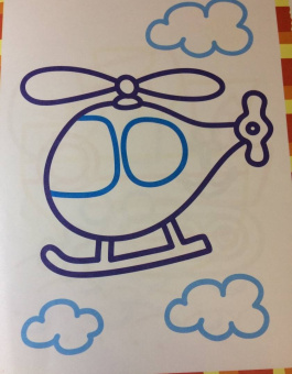 Первый транспорт. Книжка-раскраска