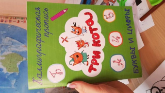 Три кота. Каллиграфические прописи. Буквы и цифры