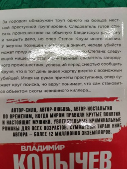Владимир Колычев: Мент в законе. Круче, чем оружие