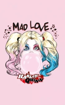 Блокнот Харли Квинн. Mad Love, 80 листов, линия, А5