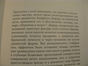 Бальтазар Ханс Урс фон: Молчание слова. Путь Дюрера, пройденный с Иеронимом
