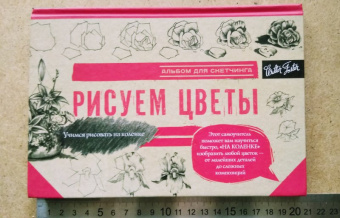Рисуем цветы. Альбом для скетчинга