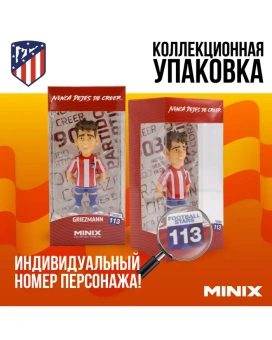 Коллекционная фигурка Minix Футболисты Антуан Гризманн ATM 12 см