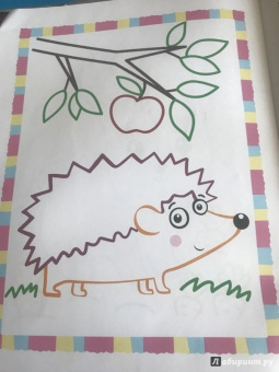 Первые зверюшки. Книжка-раскраска