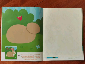 Конструктор из наклеек. Леесные обитатели