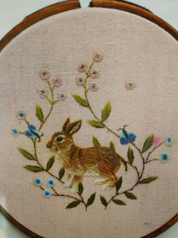 Хлоя Джордано: Лесное волшебство. Живопись нитями