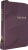 Библия фиолетовая кожаная на молнии, с кнопкой ((1372)077ZTIFIB)