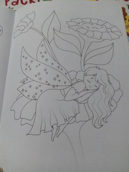 Раскраска только для девочек. Феи