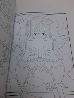 Путешествие по Тейвату с Итэром, Люмин и Паймон. Раскрась любимый волшебный мир!