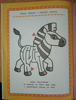 Весёлый зоопарк. Книжка-раскраска