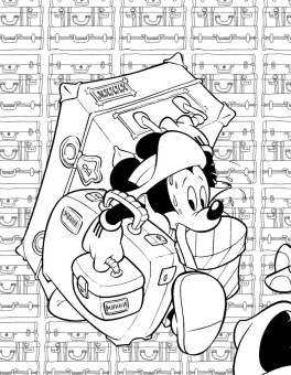 Раскраска. Disney. Любимые герои. Микки, Дональд