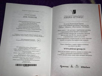 Донато Карризи: Дом голосов