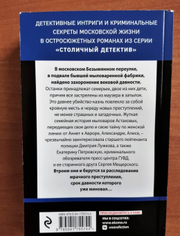 Татьяна Степанова: Призрак Безымянного переулка