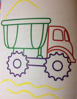 Первый транспорт. Книжка-раскраска