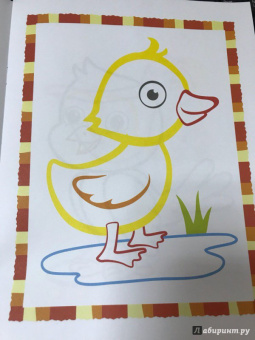 Первые птички. Книжка-раскраска