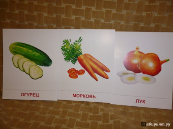 Татьяна Цветкова: Демонстрационные картинки "Овощи" (16 картинок)