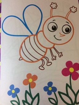 Первые букашки. Книжка-раскраска