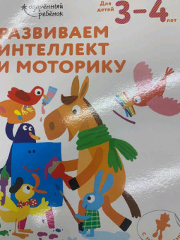 Развиваем интеллект и моторику. Для детей 3-4 лет