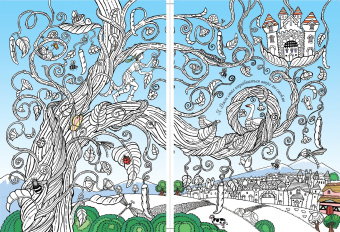 Сказочный мир. Книга для раскрашивания