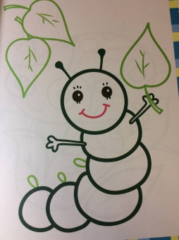 Первые букашки. Книжка-раскраска