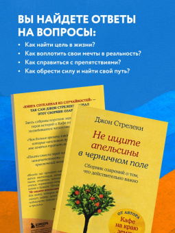 Джон Стрелеки: Не ищите апельсины в черничном поле. Сборник озарений о том, что действительно важно