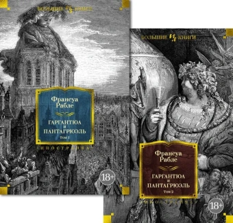 Франсуа Рабле: Гаргантюа и Пантагрюэль (с илл.) в 2 т. (комплект)