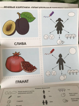 Танцюра, Сатари, Солдатова: Речевые карточки. Описательные загадки. Фрукты. Для детей 4-7 лет