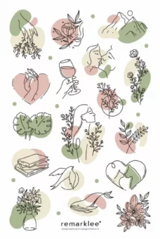 Набор стикеров Красивый