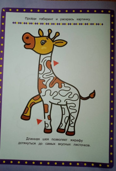 Весёлый зоопарк. Книжка-раскраска