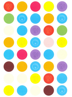 Наклей кружочки. Домашние животные