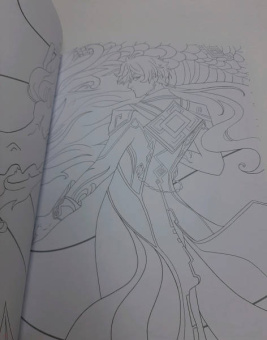 Путешествие по Тейвату с Итэром, Люмин и Паймон. Раскрась любимый волшебный мир!