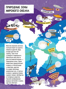 Сергей Петрушин: Детский атлас подводного мира с наклейками