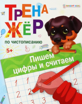 Тренажёр по чистописанию. Пишем цифры и считаем. ФГОС ДО